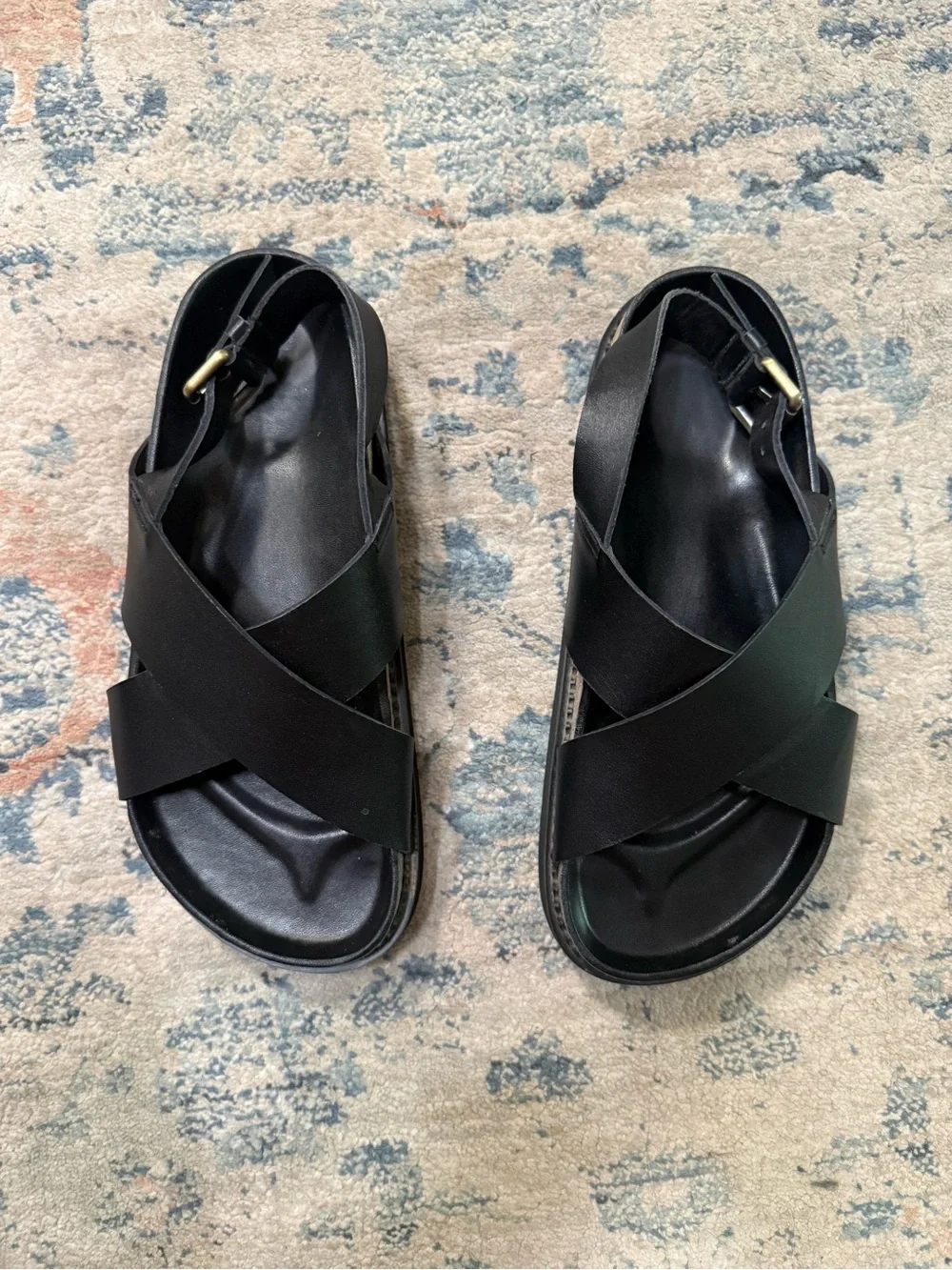 Liberté Leather Capri Sandal- wider fit in the back